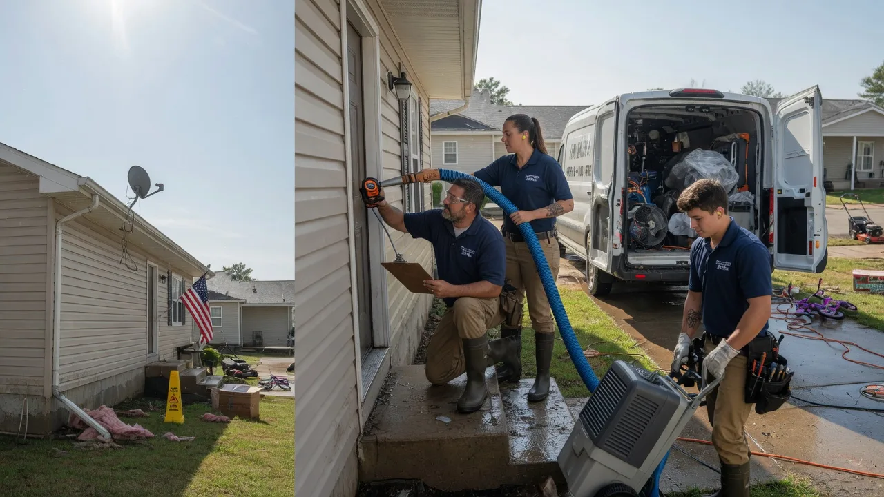 Ceiling Water Damage Restoration in Fort Jennings, OH near me